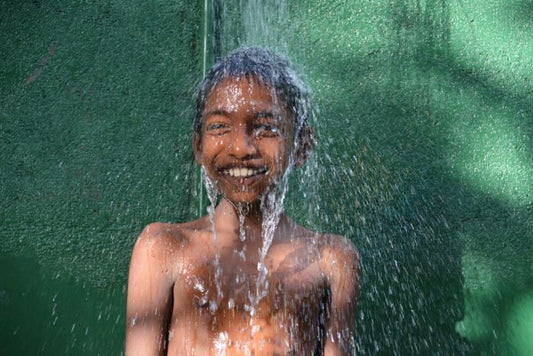 Über das Glück, duschen zu können